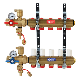 R553DK Kit collettore premontato in ottone