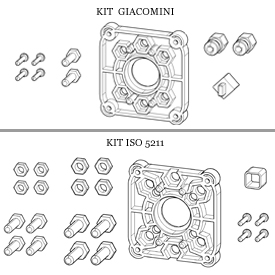 P272 Kit di installazione attuatore K272